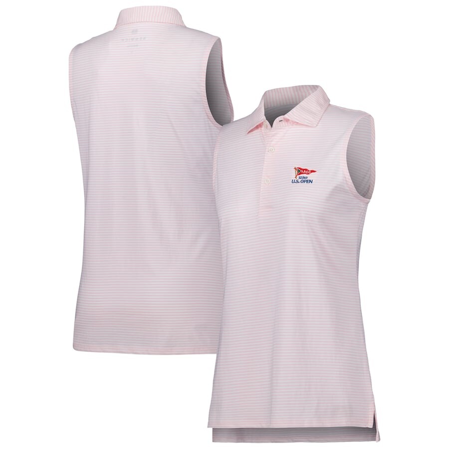 

Поло без рукавов Renwick Golf United States Golf Association, розовый