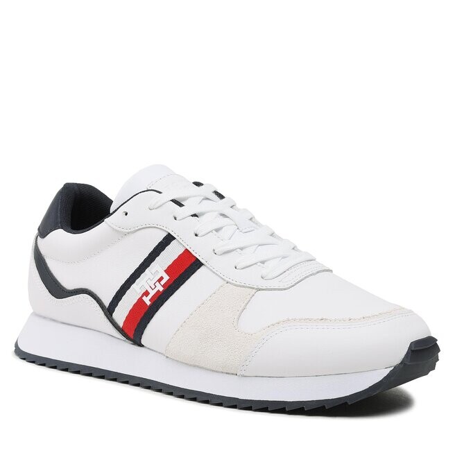 

Кроссовки Tommy Hilfiger RunnerEvo Leather, белый