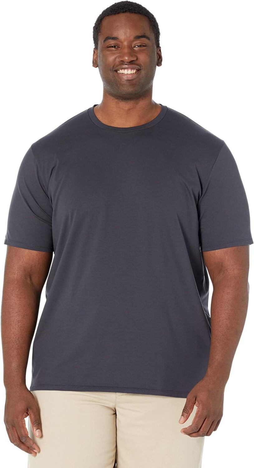 

Футболка Comfort Stretch Pima с короткими рукавами – высокий L.L.Bean, цвет Coal