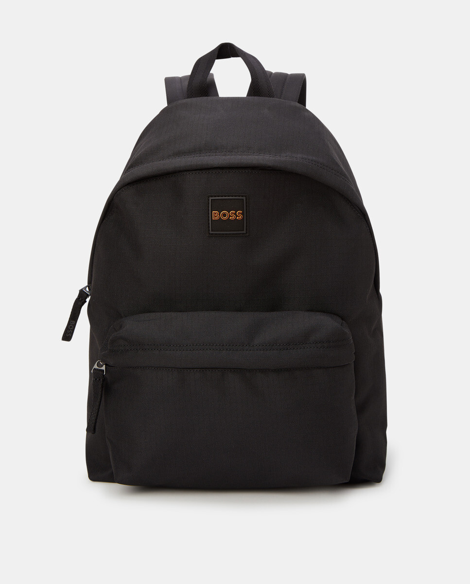 

Мужской рюкзак черного цвета Boss Orange, черный
