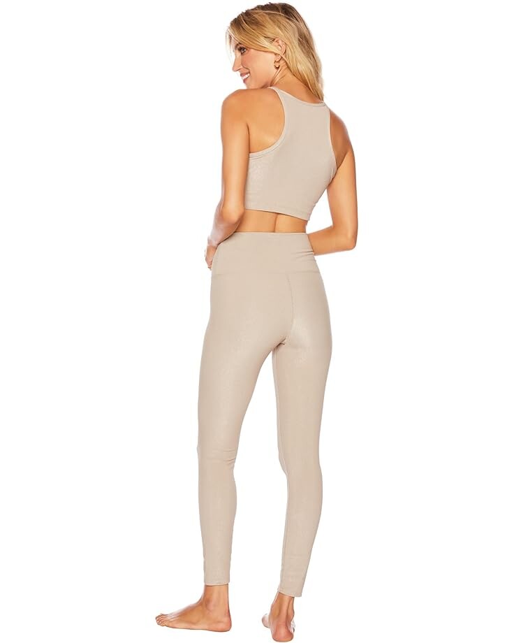 

Брюки Beach Riot Glitter Ayla Leggings, цвет Taupe