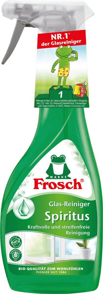 Спирт для мытья стекол 500 мл. Frosch