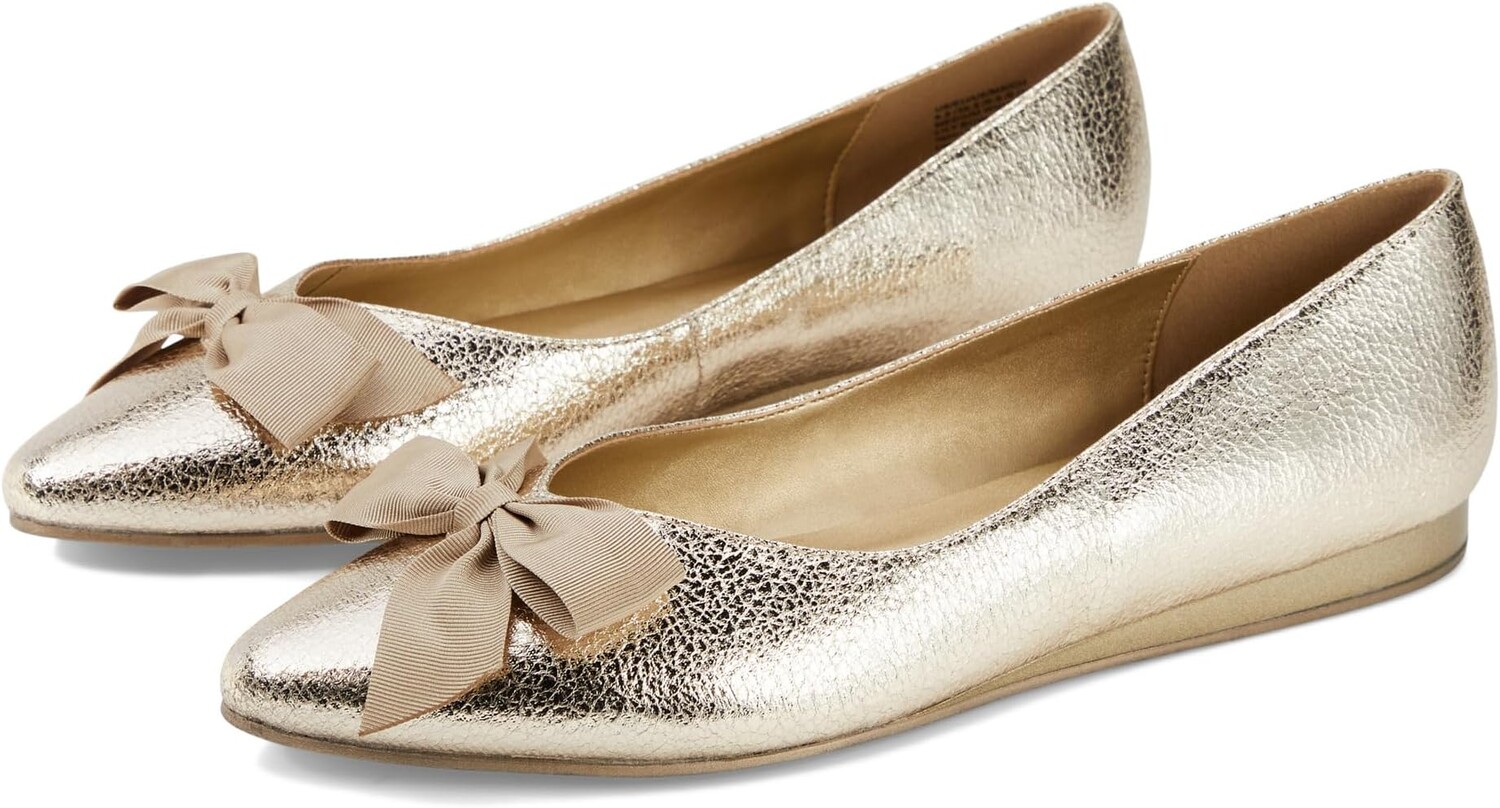 

Балетки Lily Bow Kenneth Cole Reaction, цвет Gold Metallic