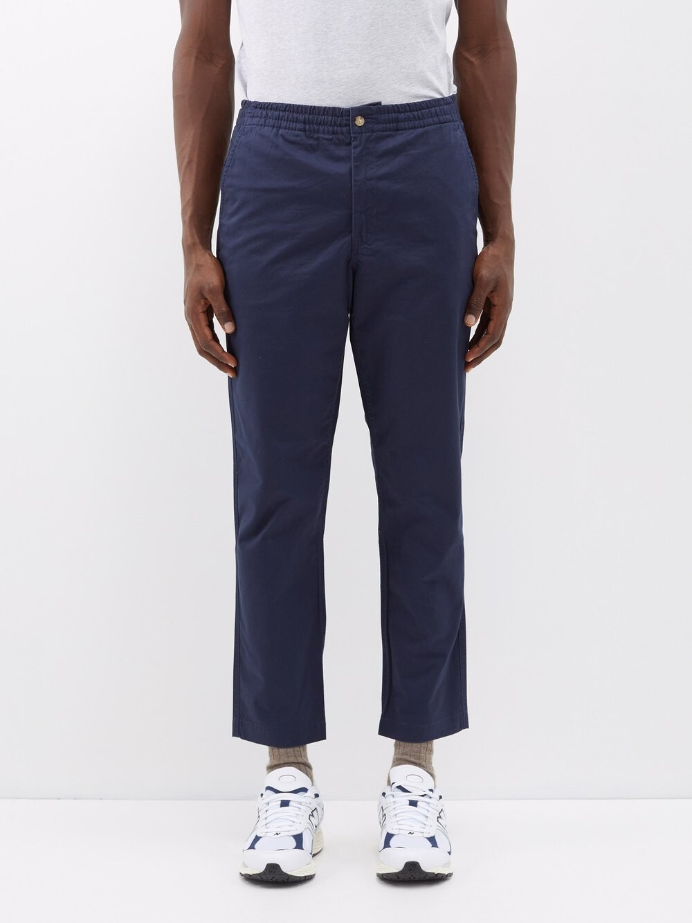 

Брюки prepster из смесового хлопка Polo Ralph Lauren, синий