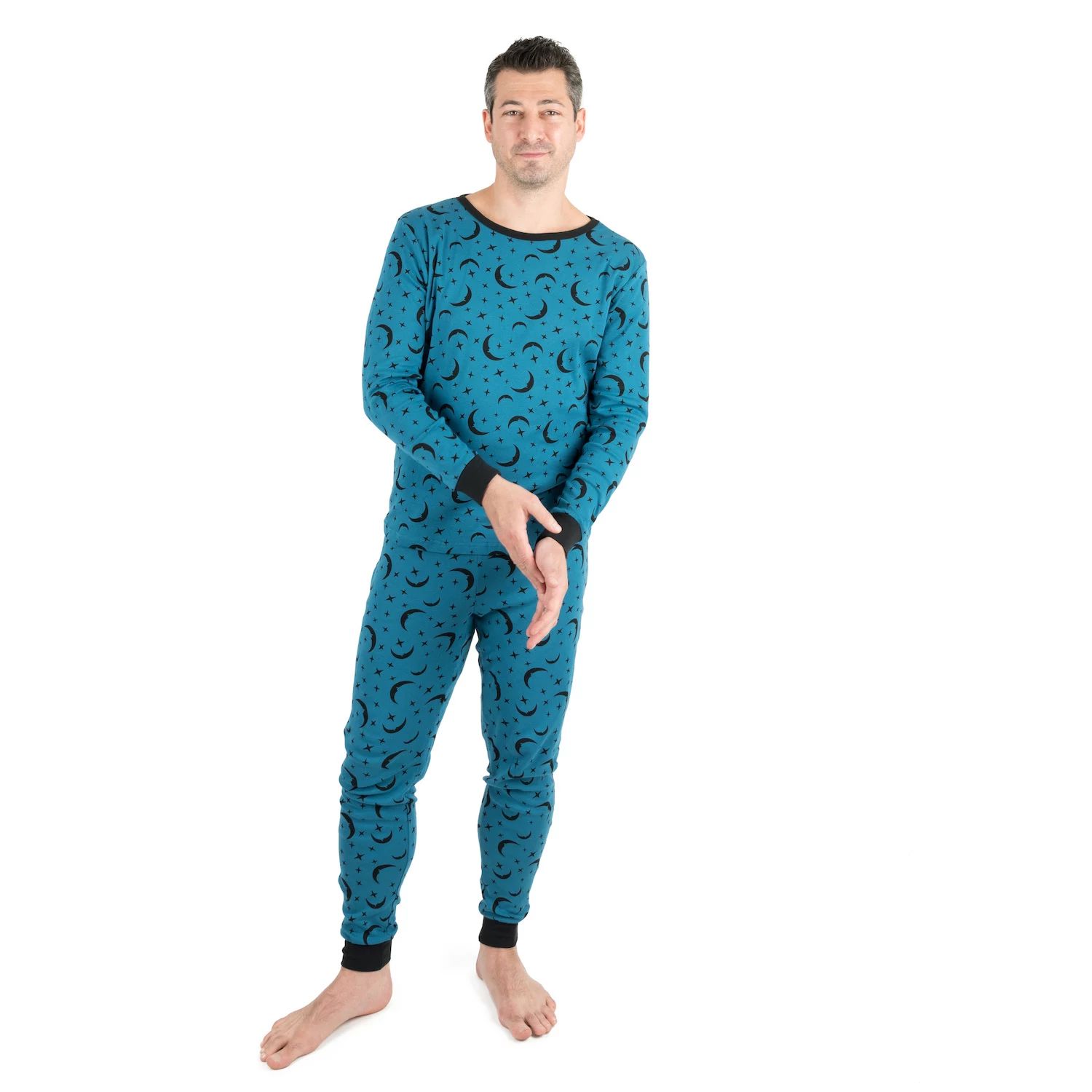 цена Мужская хлопковая пижама из двух предметов Leveret Moon
