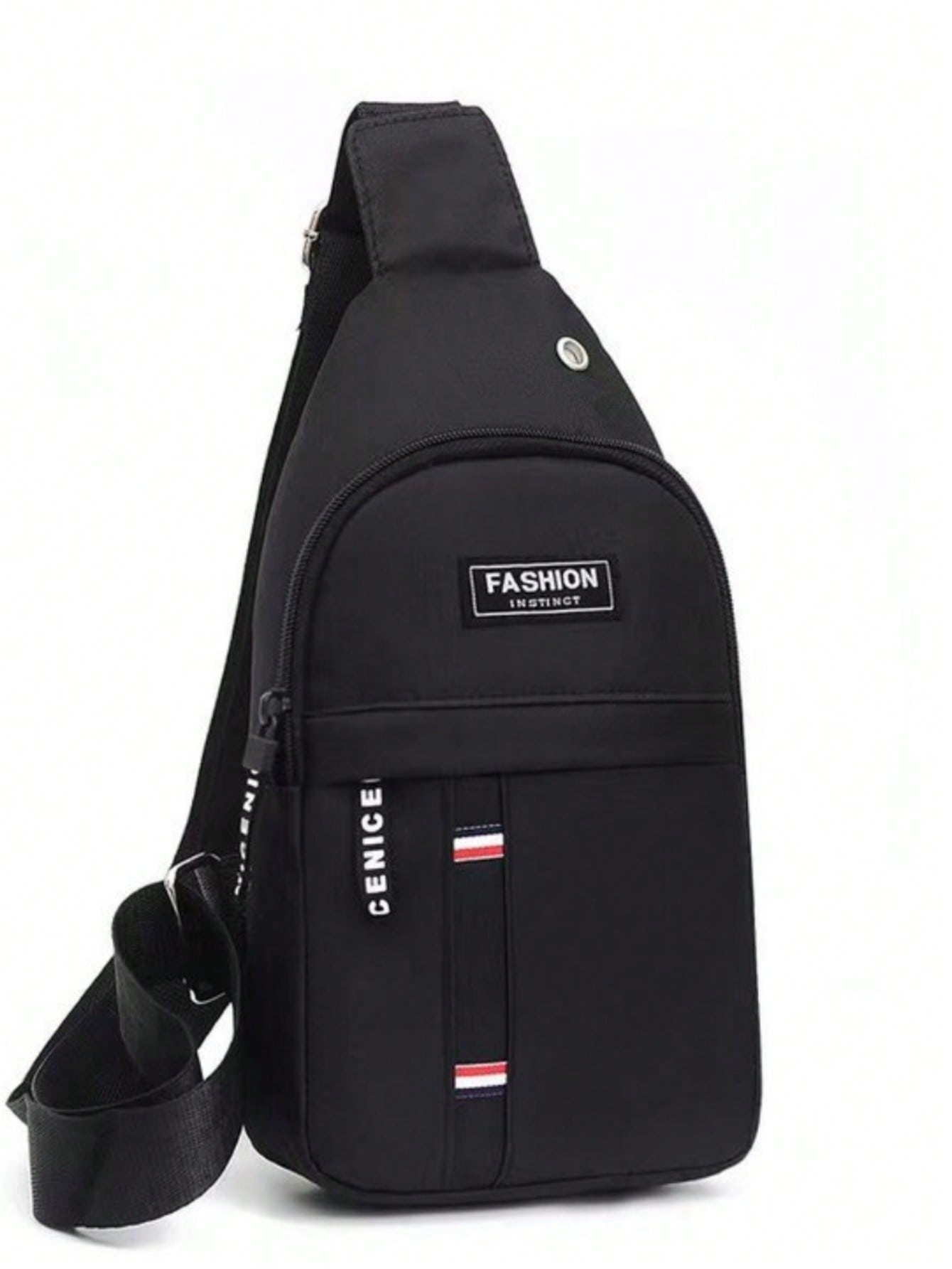 новая мужская поясная сумка спортивная сумка сумка мессенджер мужская поясная сумка через плечо модная нагрудная сумка кожаный кошелек Мужская черная поясная/нагрудная сумка, черный