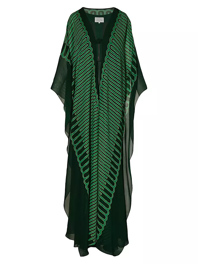 Платье-туника Tejiendo El Tropico Johanna Ortiz, цвет military green jade tropico 4 plantador