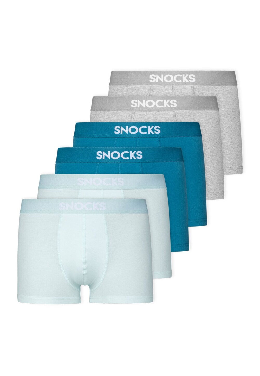 

Трусы боксеры Snocks, пестрый серый