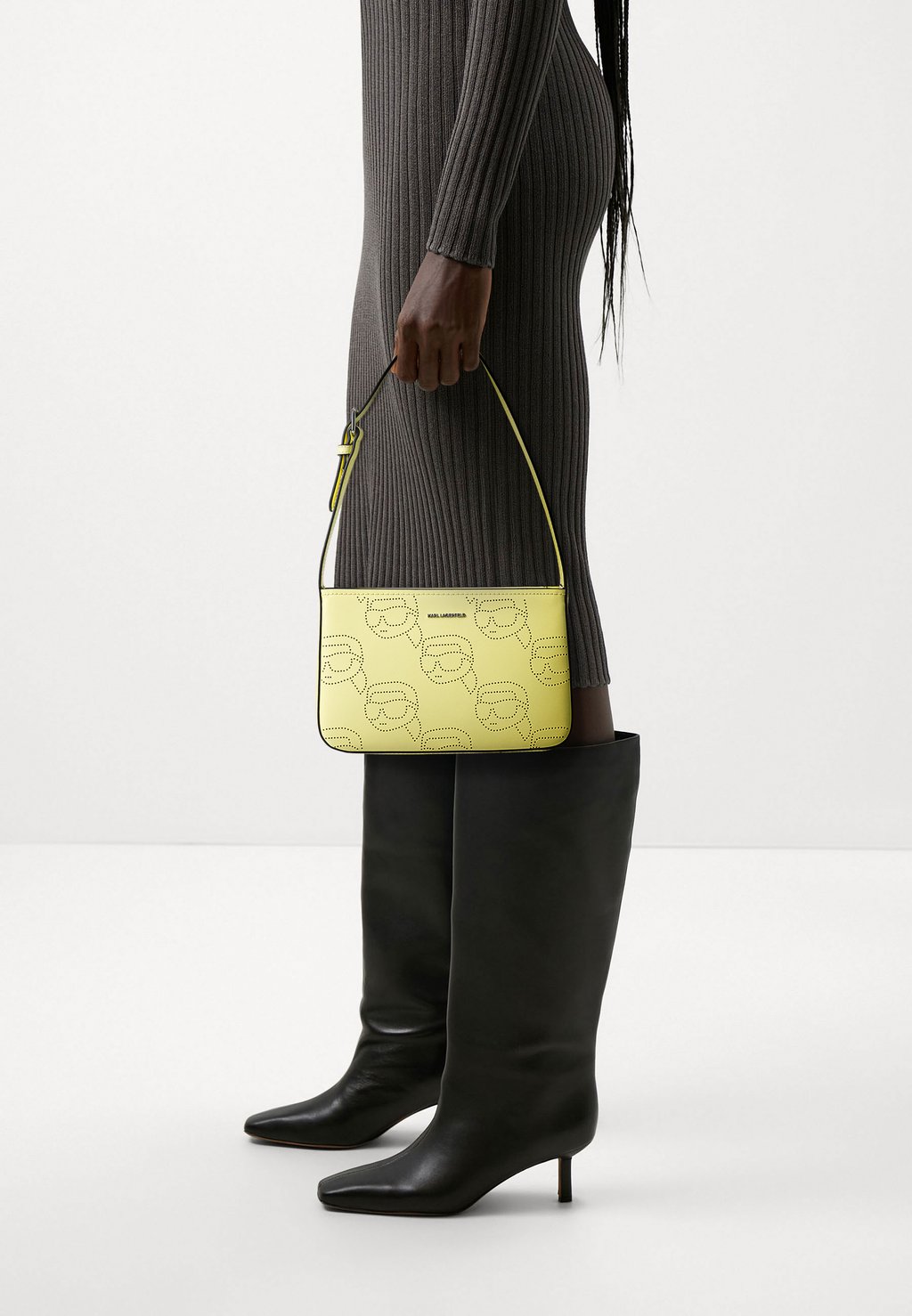 

Сумка IKONIK PERFORATED KARL LAGERFELD, цвет yellow