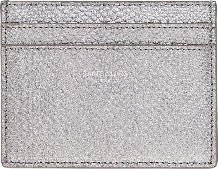 

Картхолдер Saint Laurent Credit 'Silver', серебряный