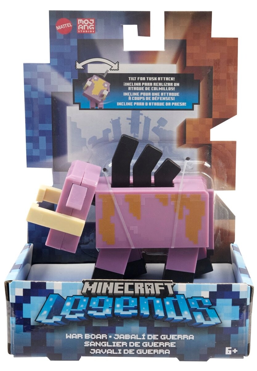 

Фигурка боевого кабана Minecraft Legends 8 см GYR78 Mattel