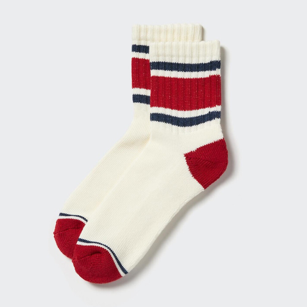

Мужские носки Uniqlo с полосками, белый