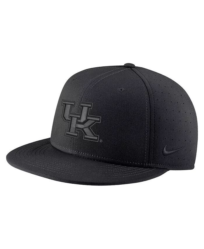 

Мужская черная приталенная шляпа Kentucky Wildcats тройного черного цвета Nike, черный