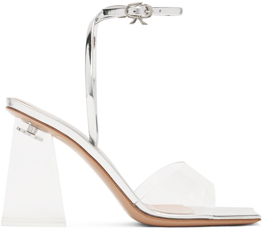 

Сандалии Silver Cosmic 85 Прозрачные Gianvito Rossi