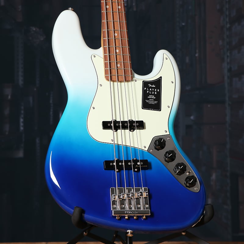 Басс гитара Fender Player Player Plus Jazz Bass, Pau Ferro Fingerboard, Belair Blue