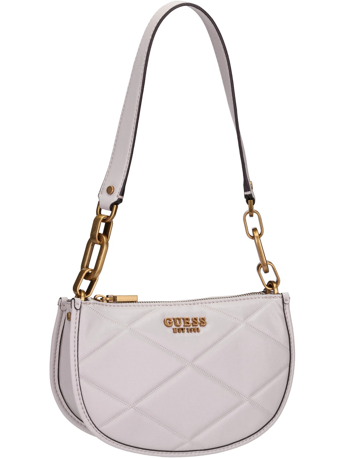 

Сумка Guess Abendtasche Cilian Top Zip Saddle Shoulder Bag, серый