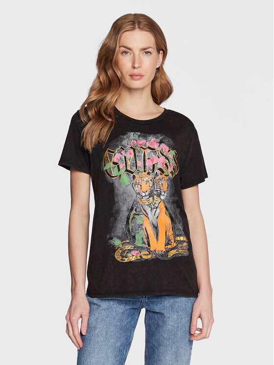 

Футболка стандартного кроя Guess, серый