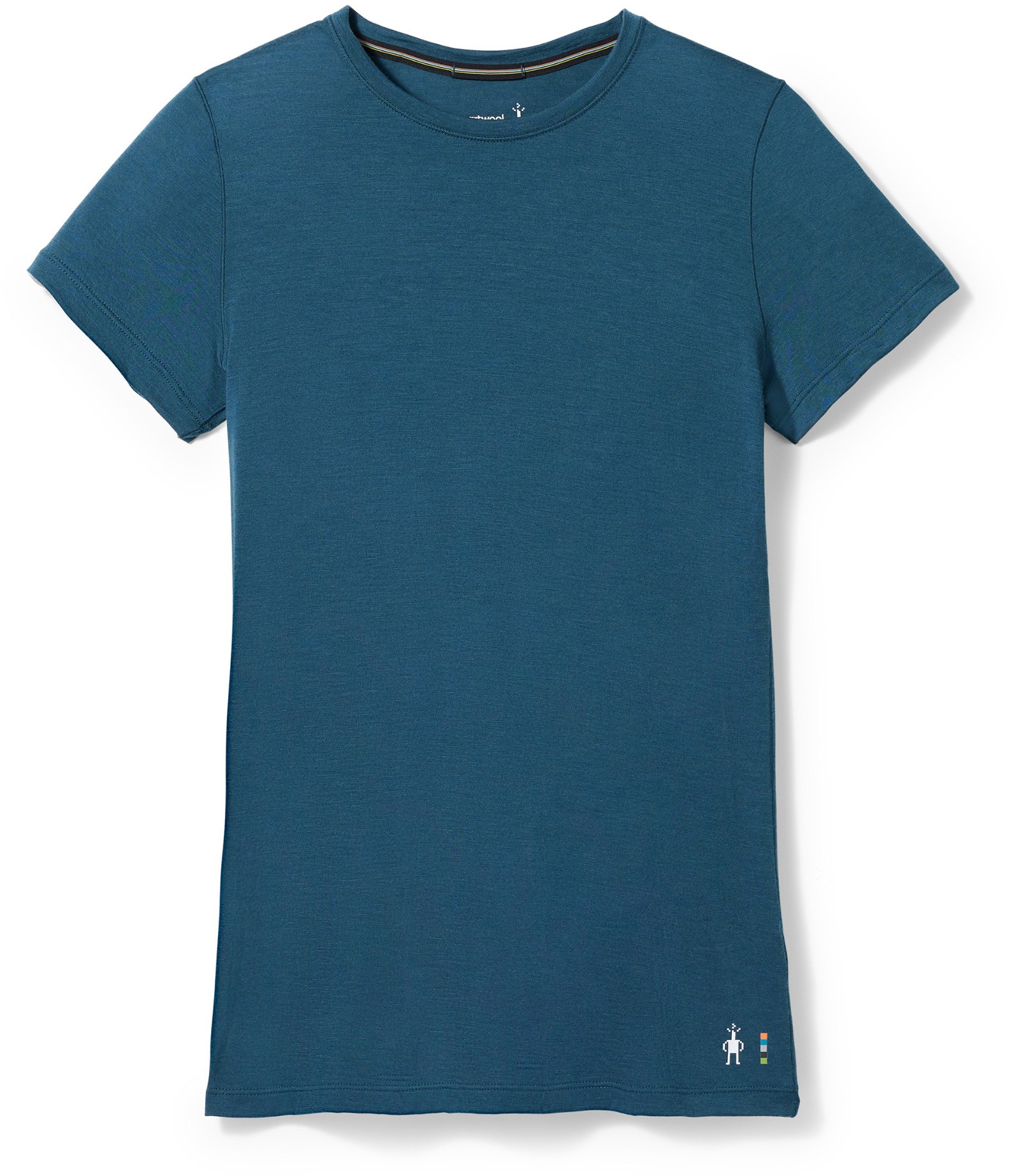 цена Классическая всесезонная футболка из шерсти мериноса – женская Smartwool, синий