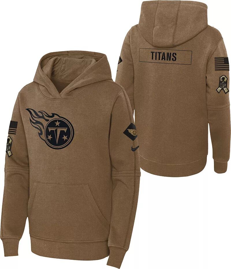 

Коричневый худи Nike Youth Tennessee Titans 2023 Salute to Service