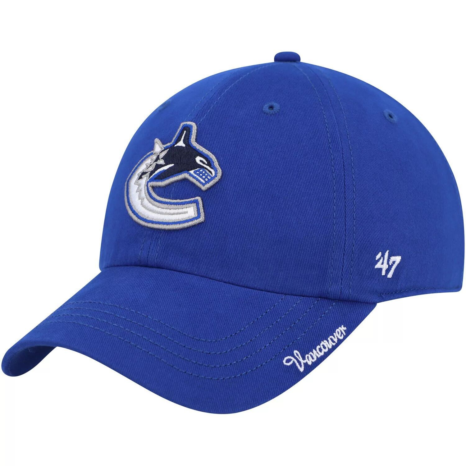 

Женская регулируемая кепка Blue Vancouver Canucks Team Miata 2047 года