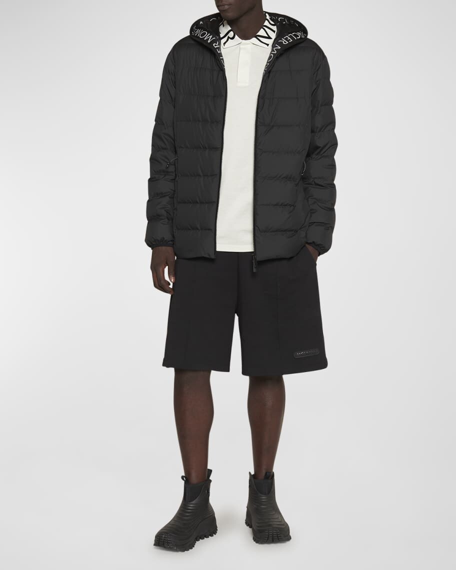 

Мужская пуховая куртка Hadar с капюшоном Moncler, Серый