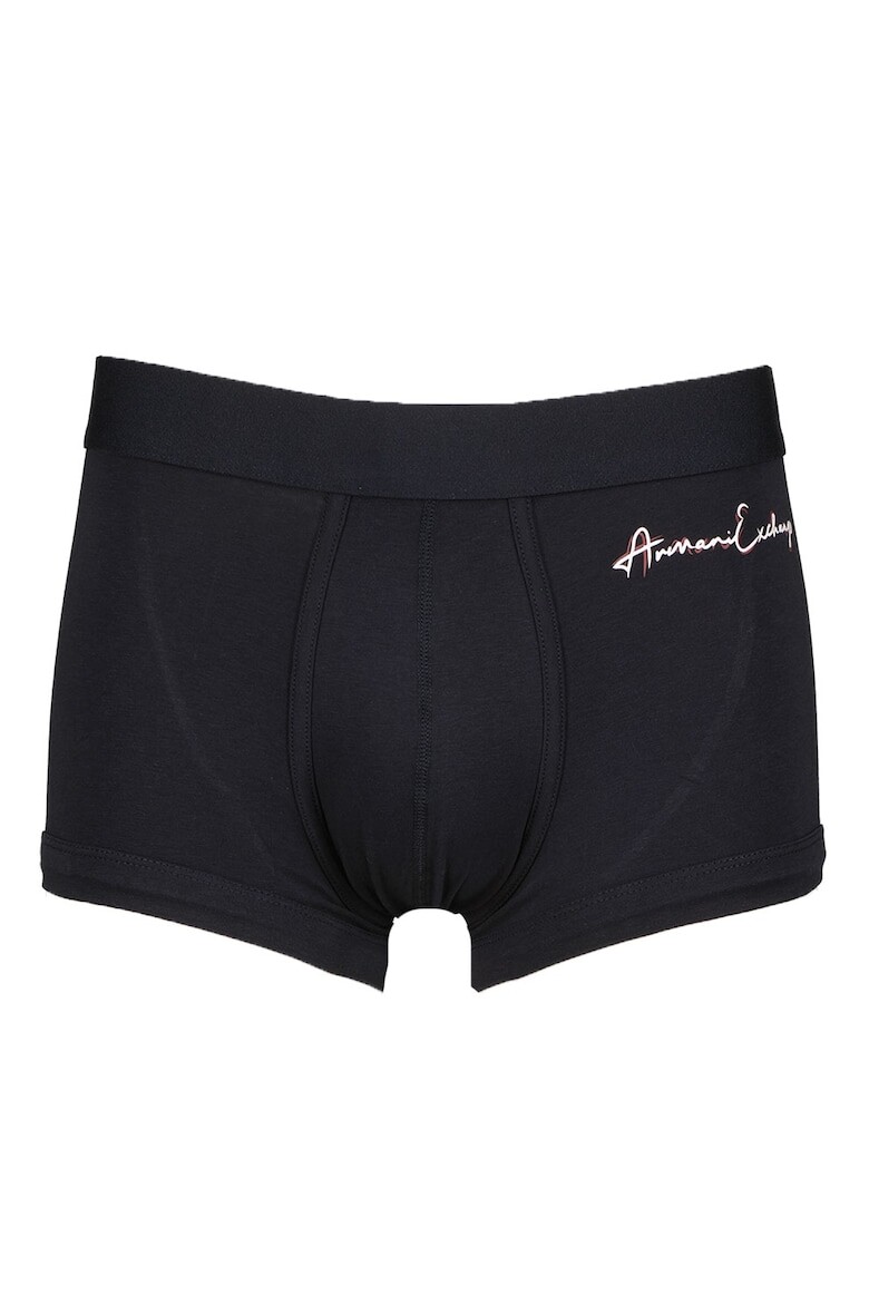 

Хлопковые боксеры с логотипом Armani Exchange, черный