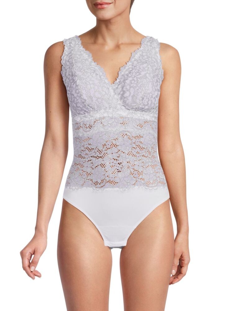 

Кружевное боди Preta Curve Cosabella, цвет White Dove