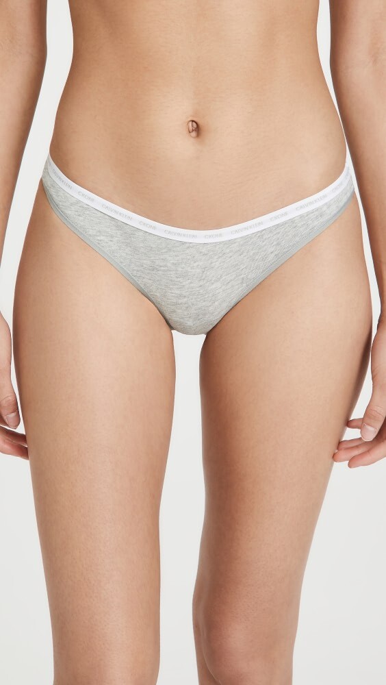 

Стринги Calvin Klein Underwear One Cotton Singles, серый
