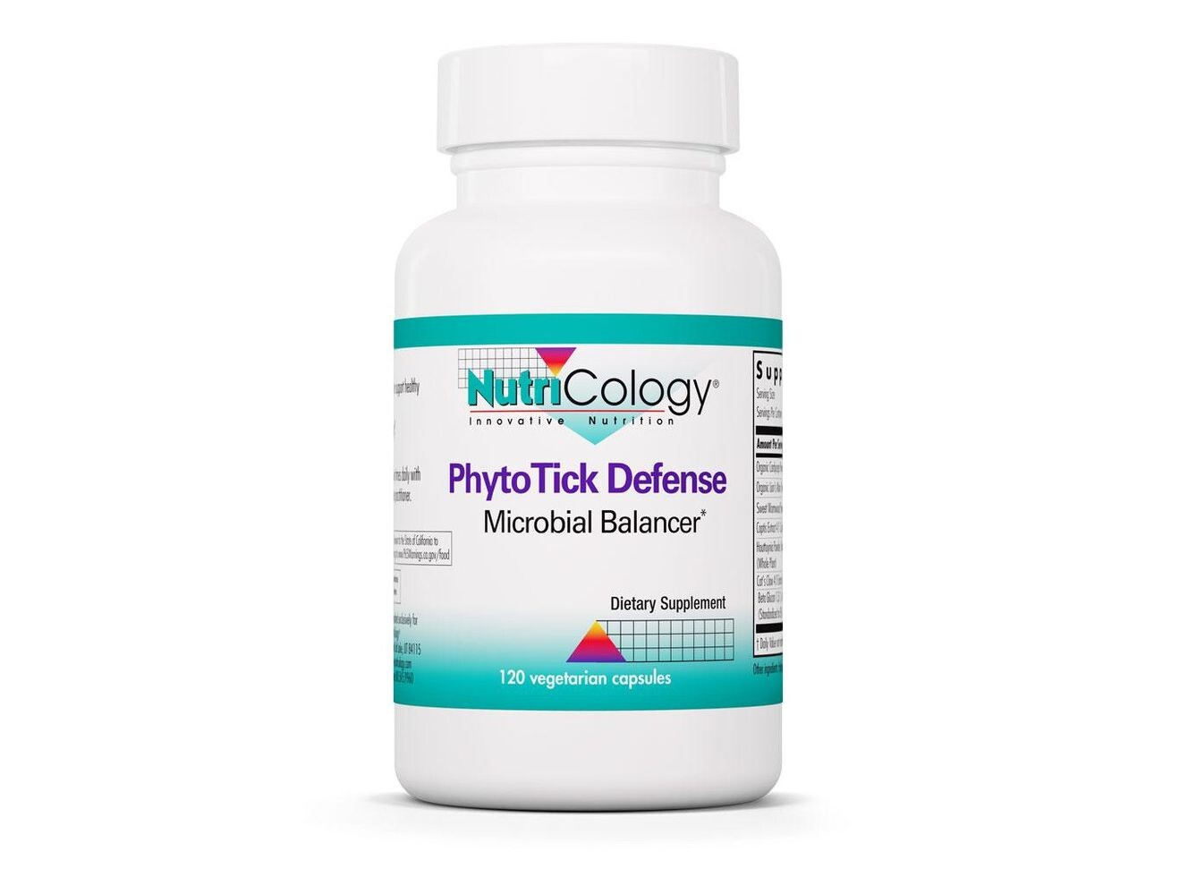 

Nutricology, Phyto Tick Defense, 120 вегетарианских капсул