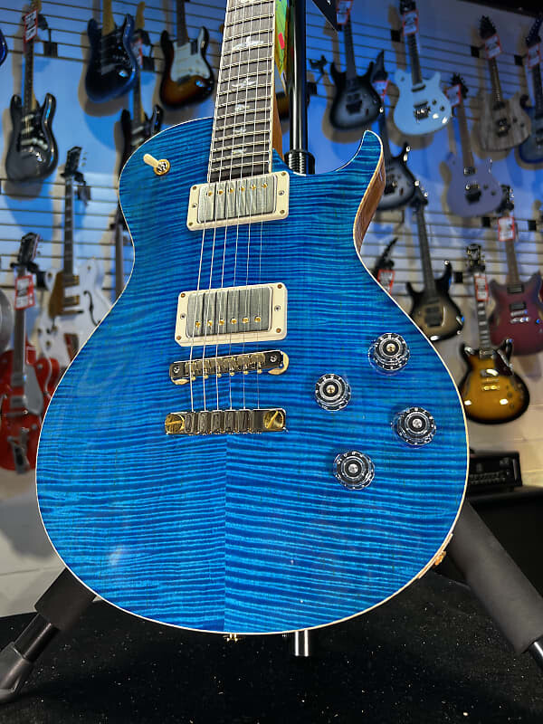 

Электрогитара PRS McCarty 594 Singlecut 10-Top Aquamarine Auth Dealer Free Ship! 574 7lbs 13oz!