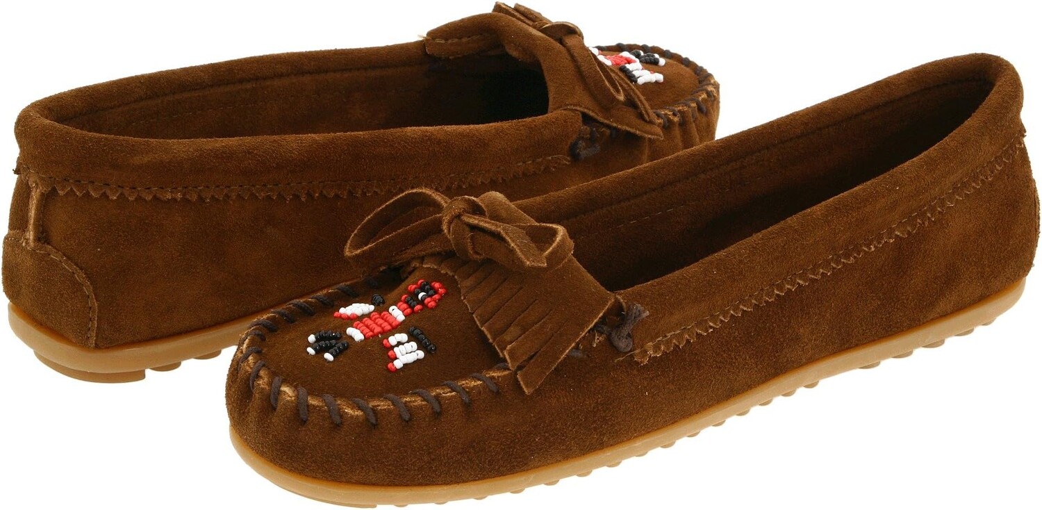 

Лоферы Thunderbird II Minnetonka, цвет Dusty Brown Suede
