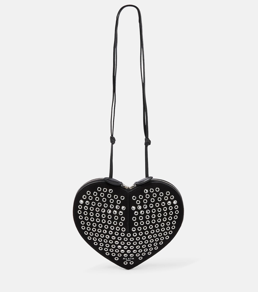 

Сумка через плечо Le Cœur с заклепками Alaïa, черный