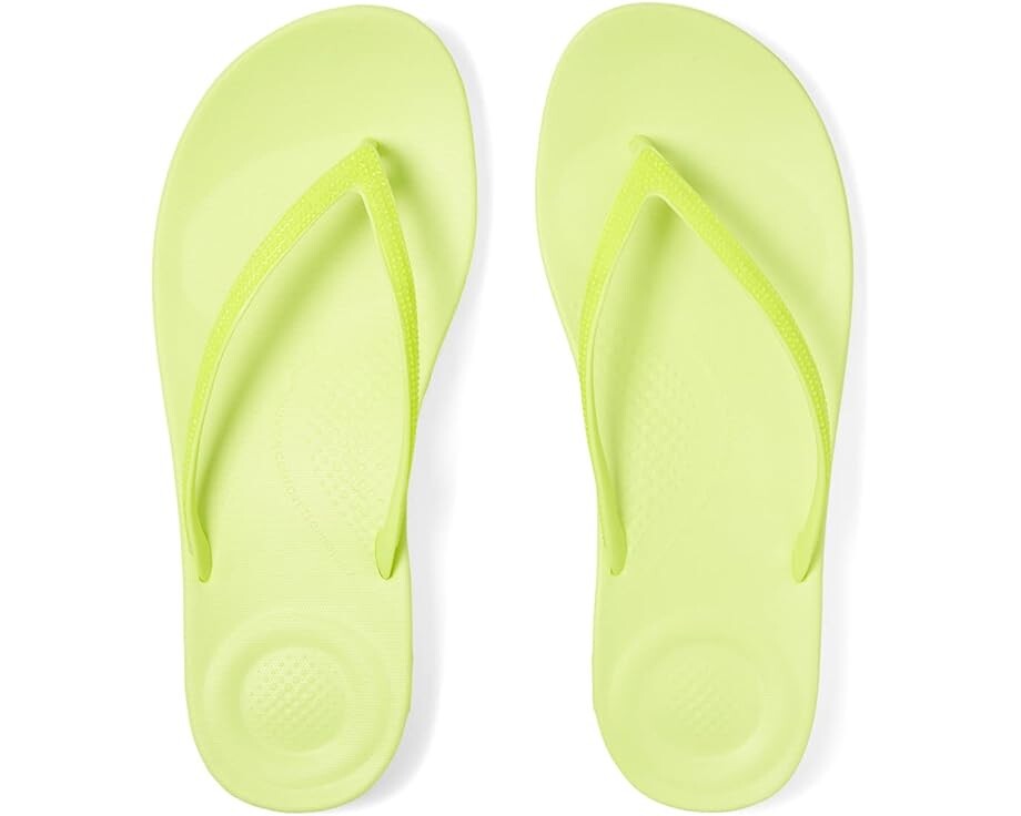 

Сандалии FitFlop Iqushion Sparkle, цвет Electric Yellow