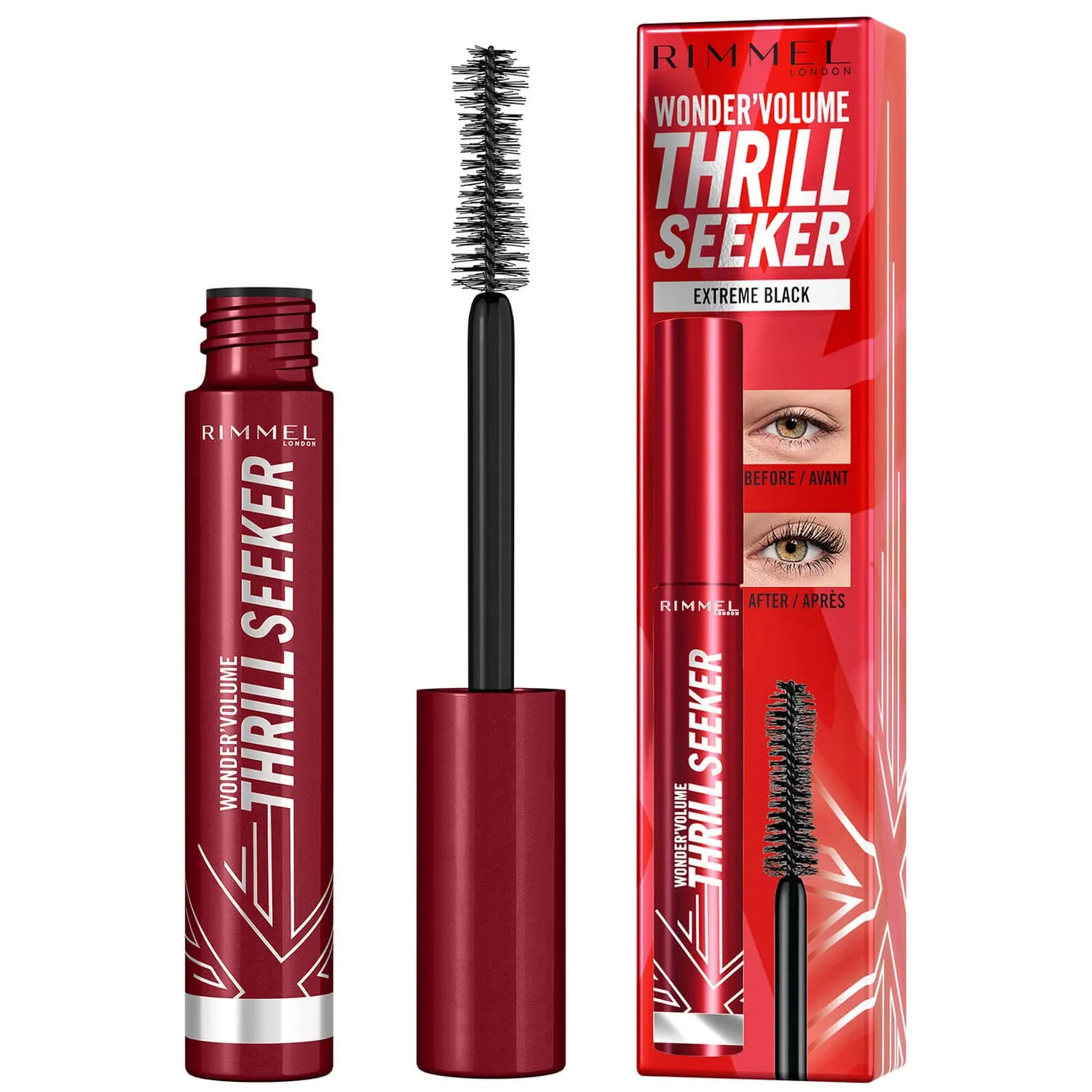 

Тушь для ресниц Volume Thrill Seeker - Экстремальный черный 8 мл Rimmel