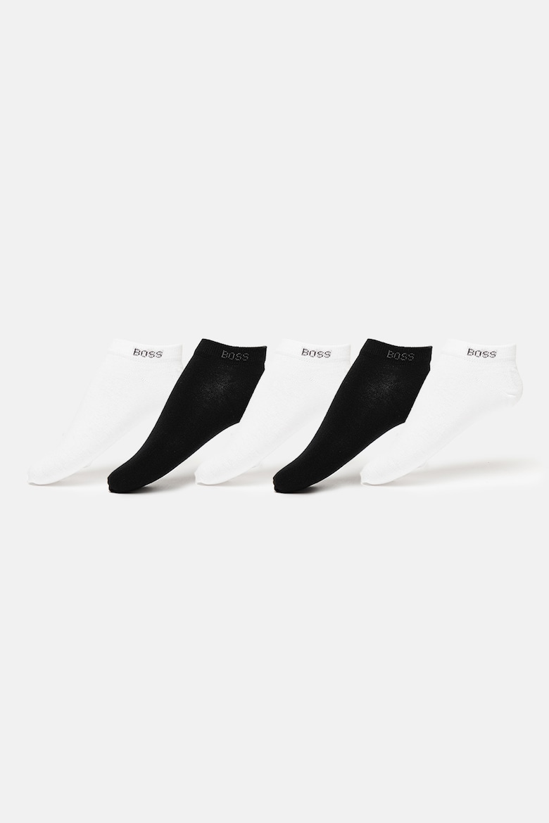 Носки до щиколотки – 5 пар Boss, черный