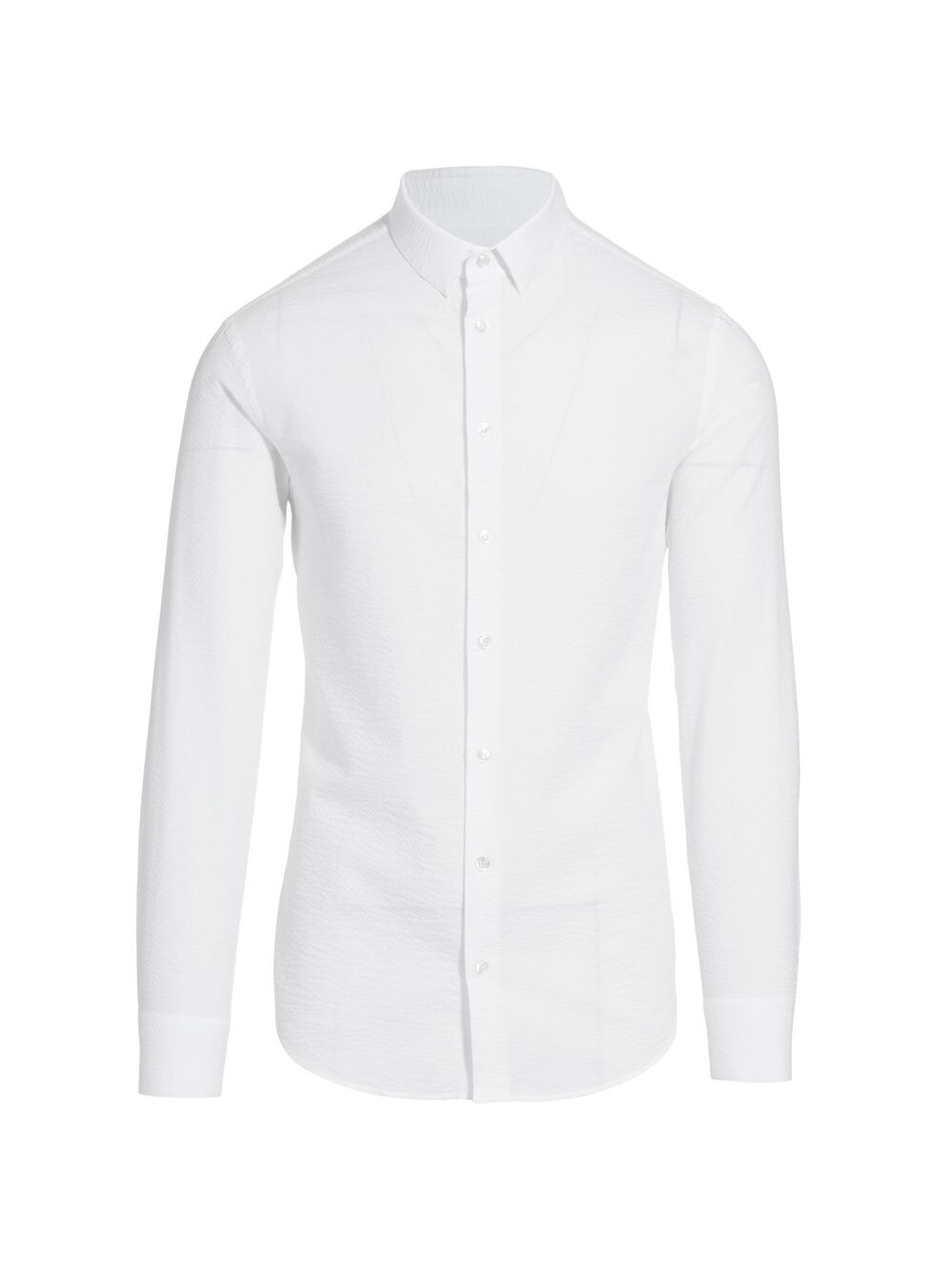 

Рубашка из сирсакера Giorgio Armani, белый