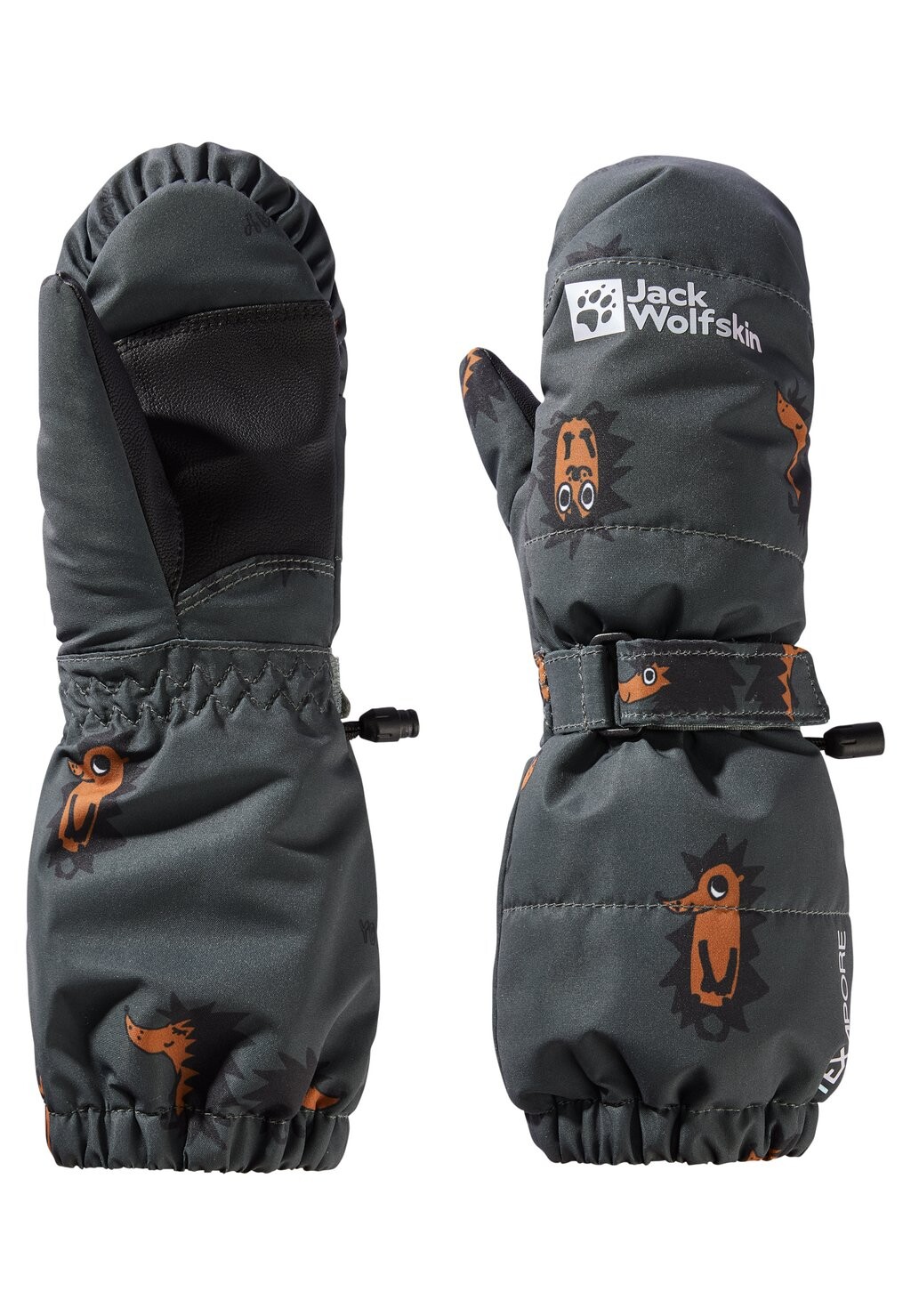 

Рукавицы GLEELY 2L INS K Jack Wolfskin, темно-серый