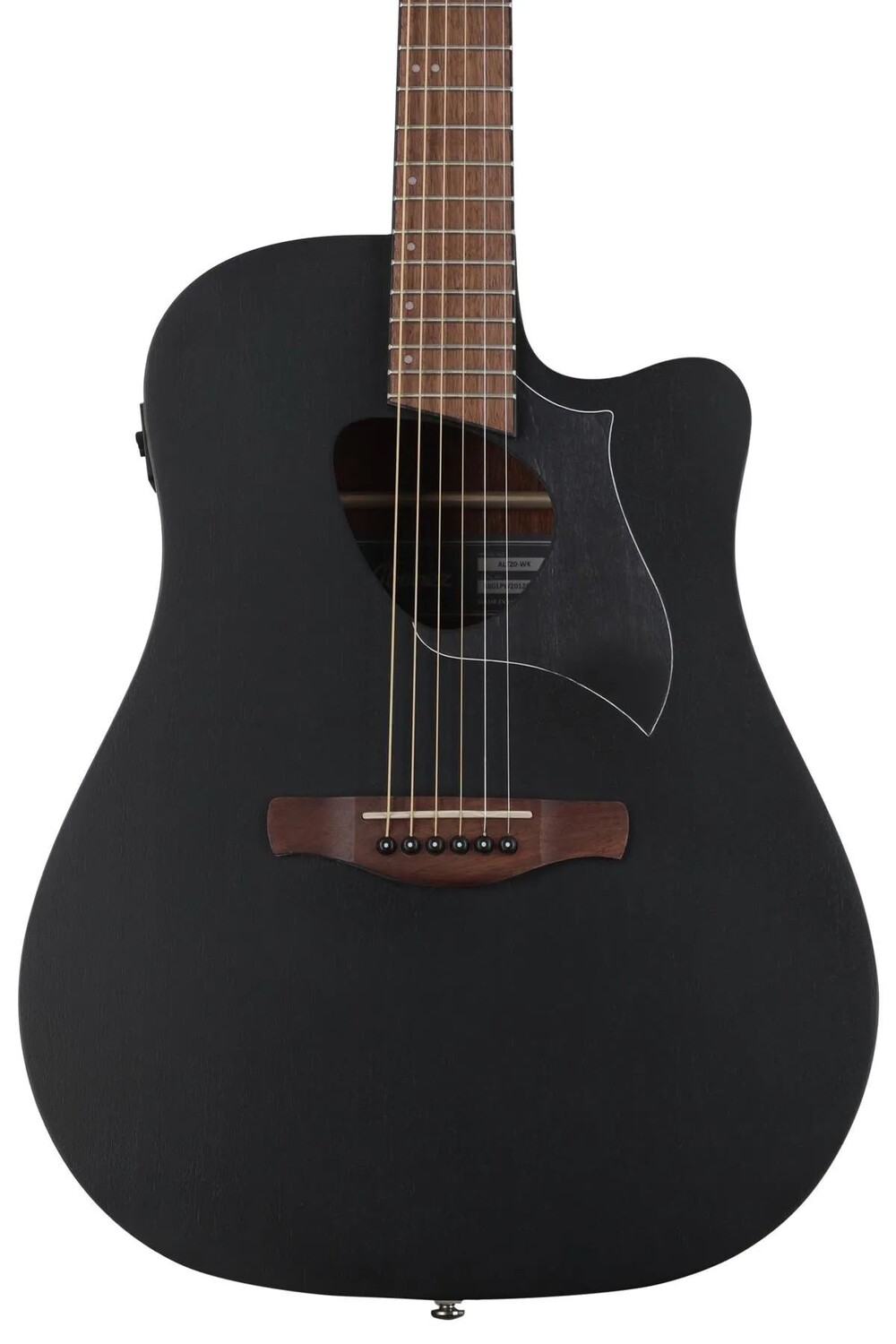 

Акустически-электрическая гитара Ibanez Altstar ALT20 - потертый черный