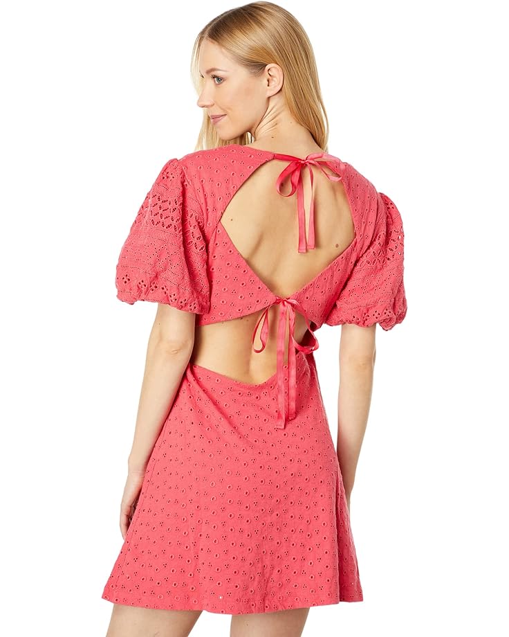 Платье Free People Apricot Rose Mini, цвет Strawberry Spritz