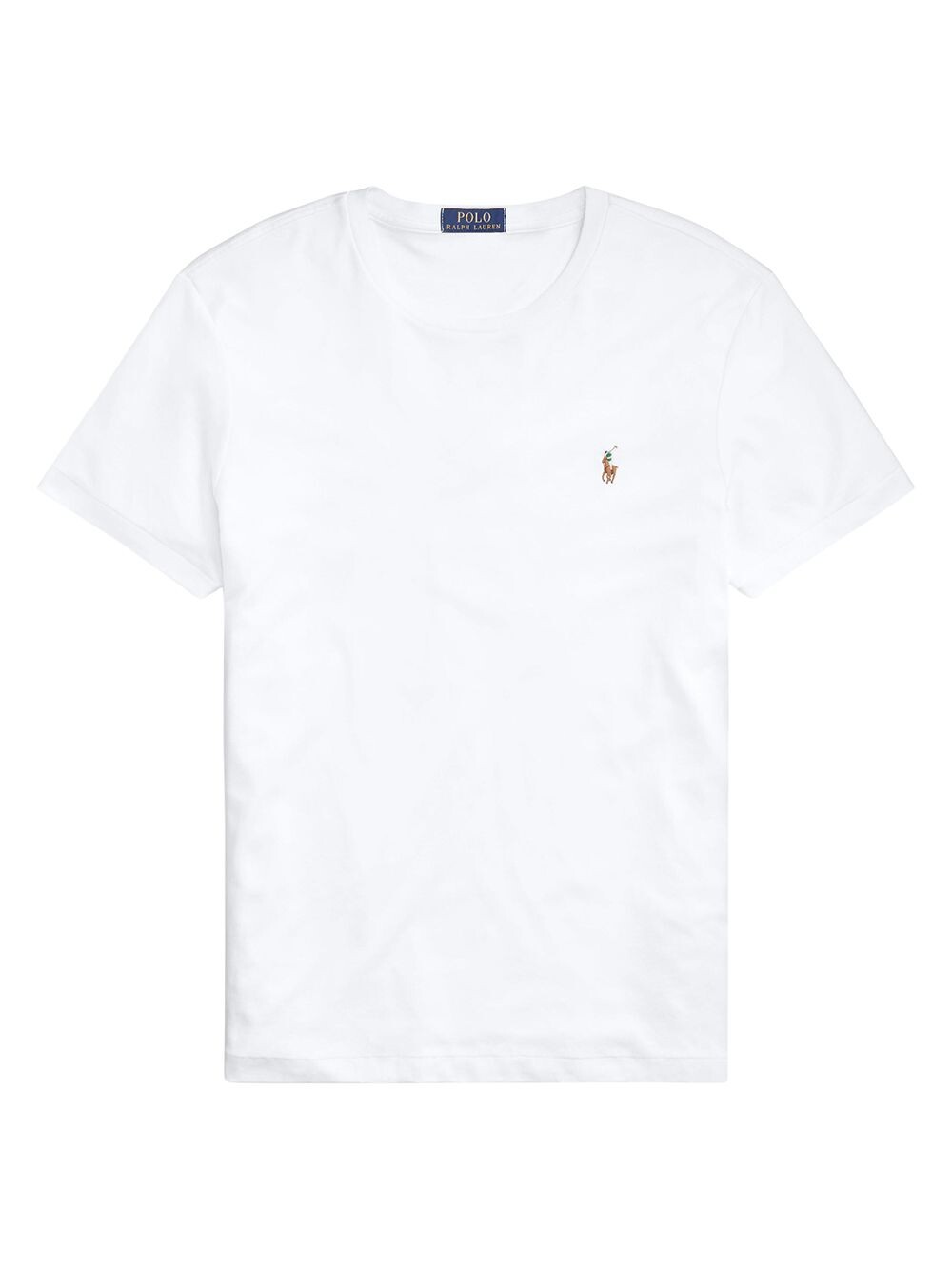 

Хлопковая футболка Пима Polo Ralph Lauren, белый