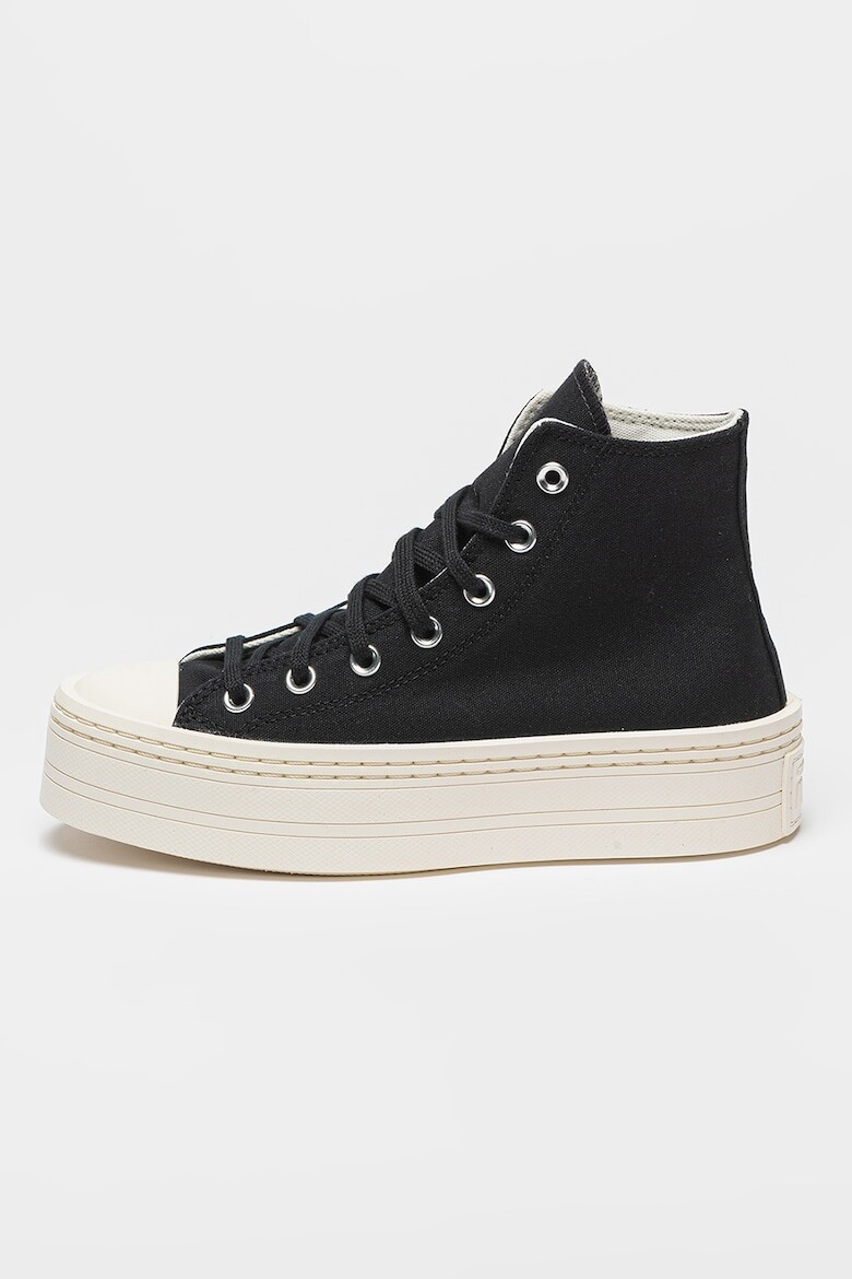 

Текстильные кроссовки на плоской платформе Chuck Taylor All Star Modern Lift Converse, черный
