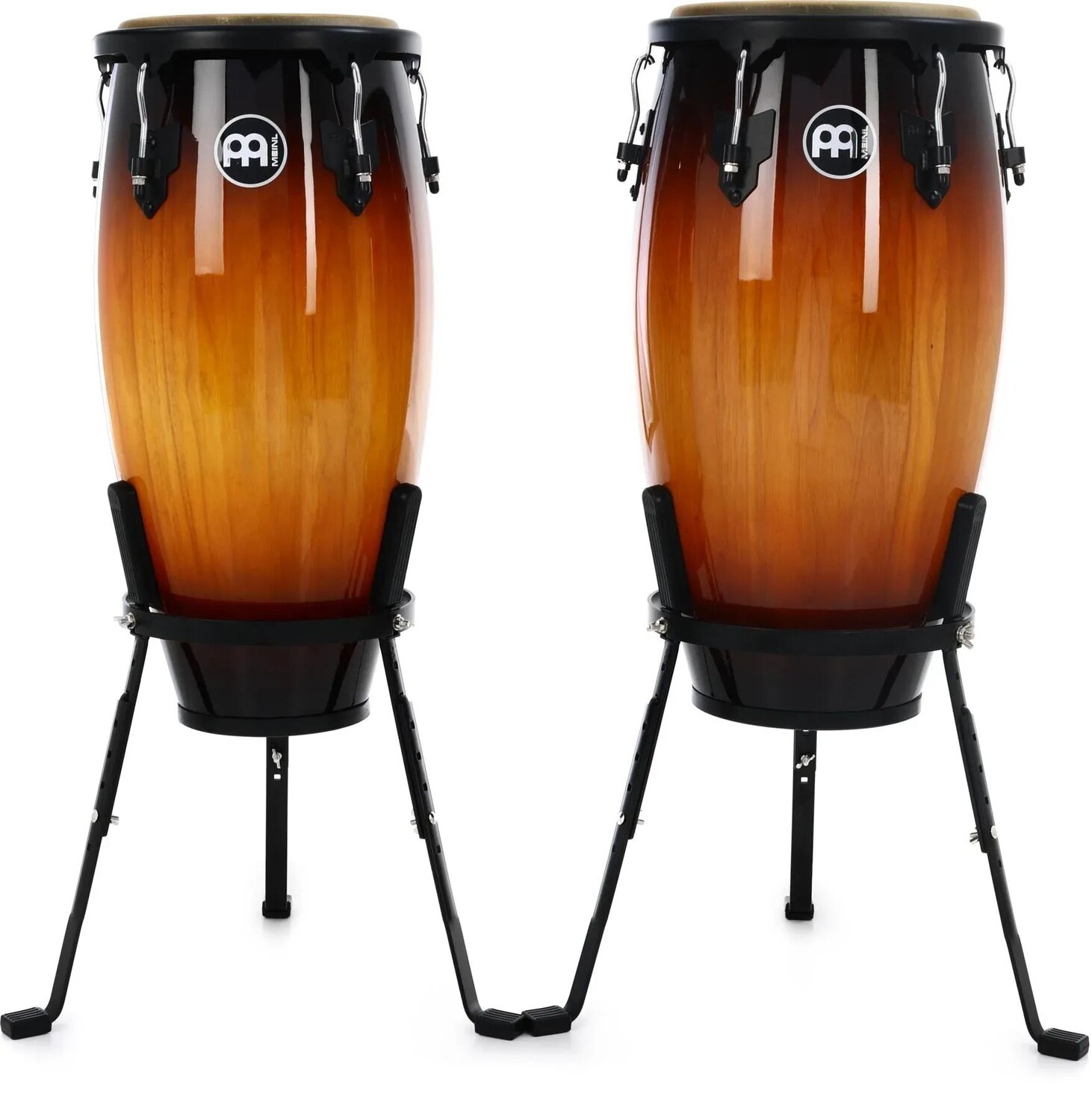 

Набор Meinl Percussion Headliner Series Conga с подставками для корзин — 11/12 дюйма Vintage Sunburst