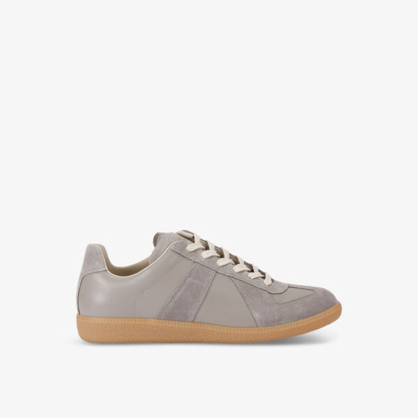 

Низкие кроссовки из натуральной кожи Maison Margiela, коричневый