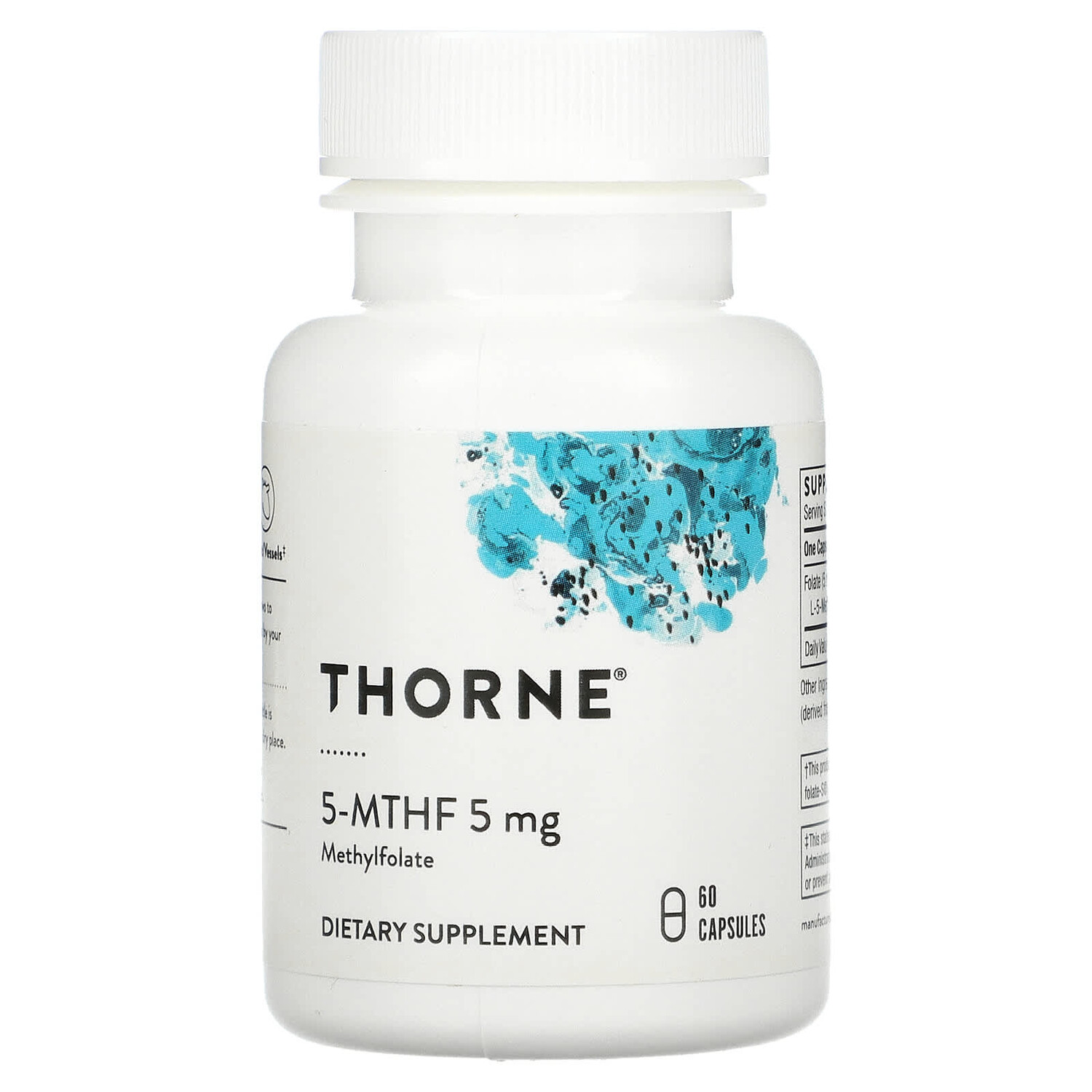 

5-МТГФ, 5 мг, 60 капсул, Thorne