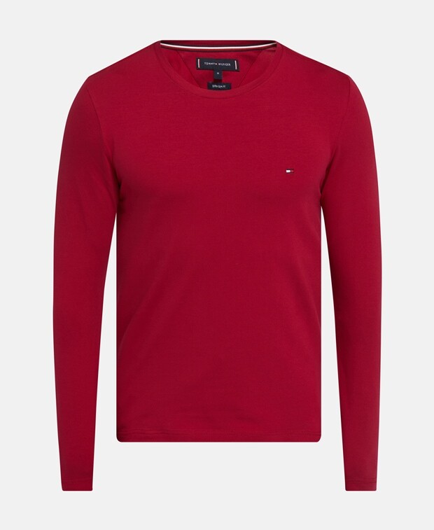 

Топ с длинными рукавами Tommy Hilfiger, ежевика