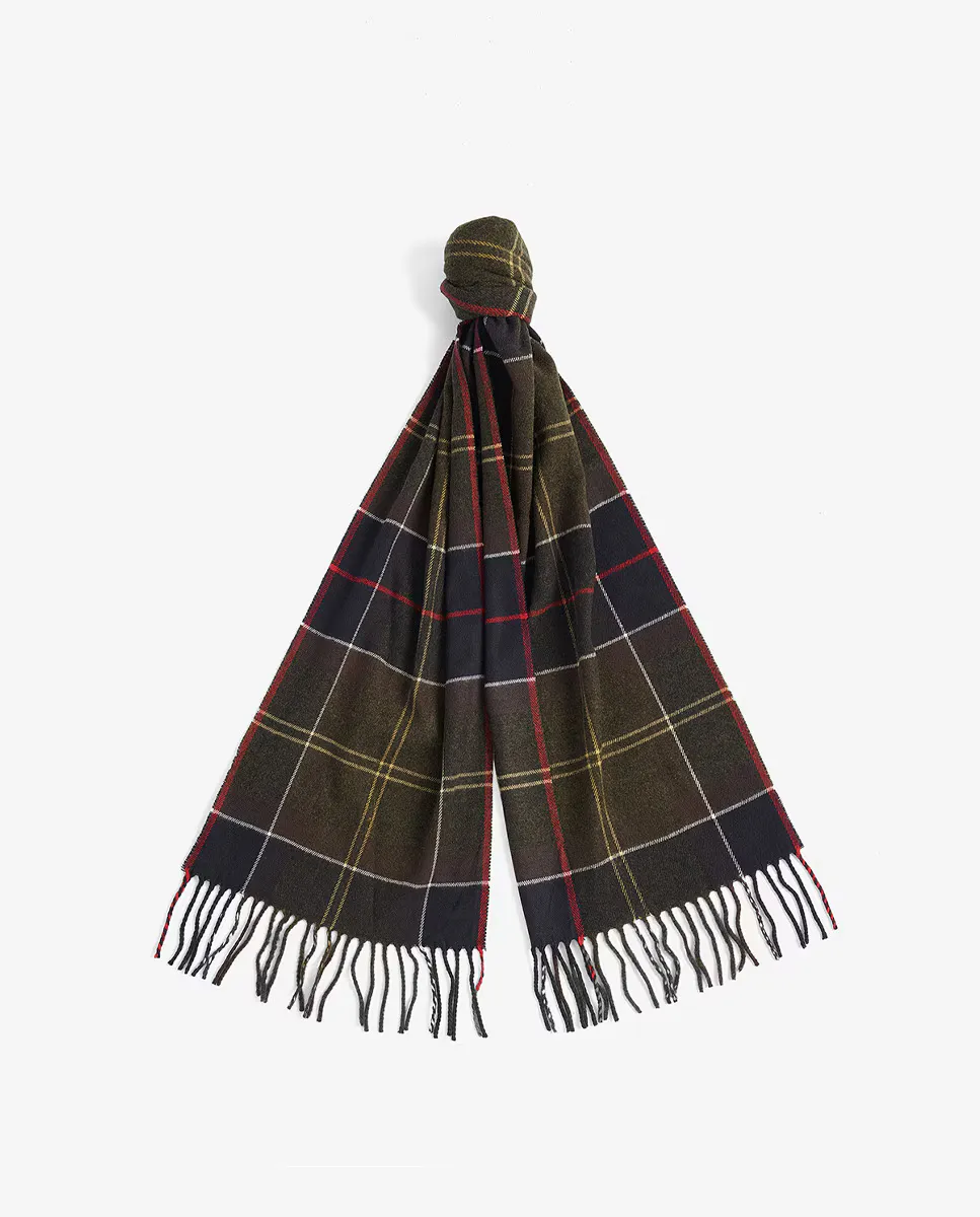 

Мужской шарф Barbour, зеленый