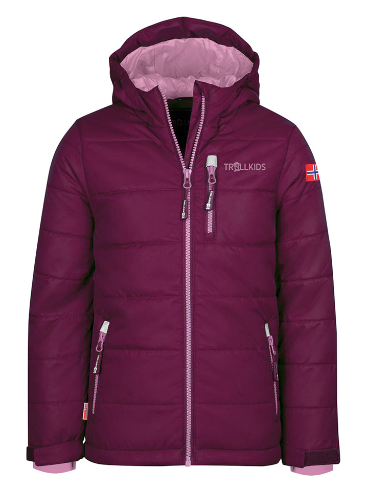 Лыжная куртка Trollkids Hemsedal, фиолетовый