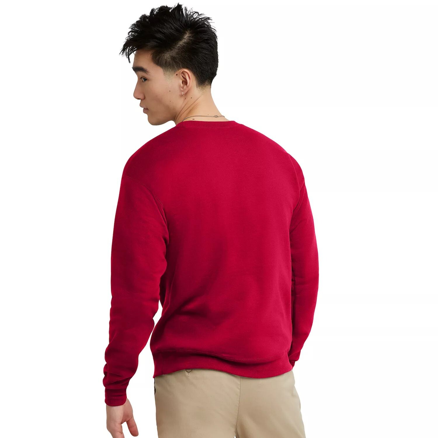 

Флисовая толстовка Big & Tall Hanes, темно-красный