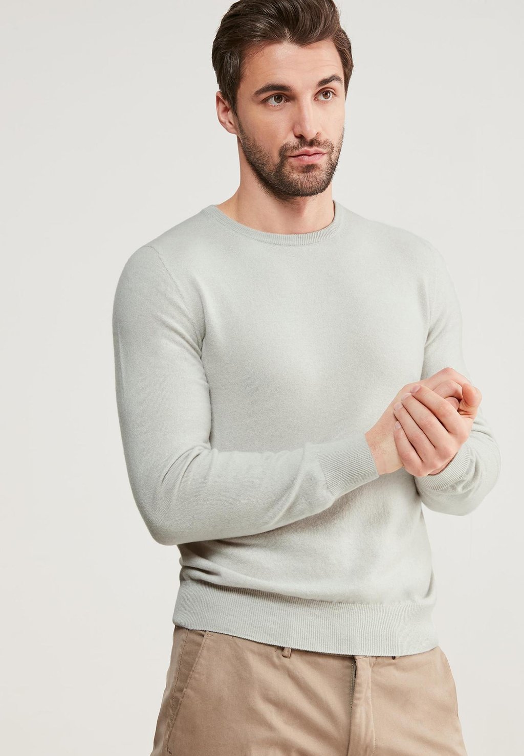 Вязаный свитер ROUND-NECK Falconeri, цвет alabaster