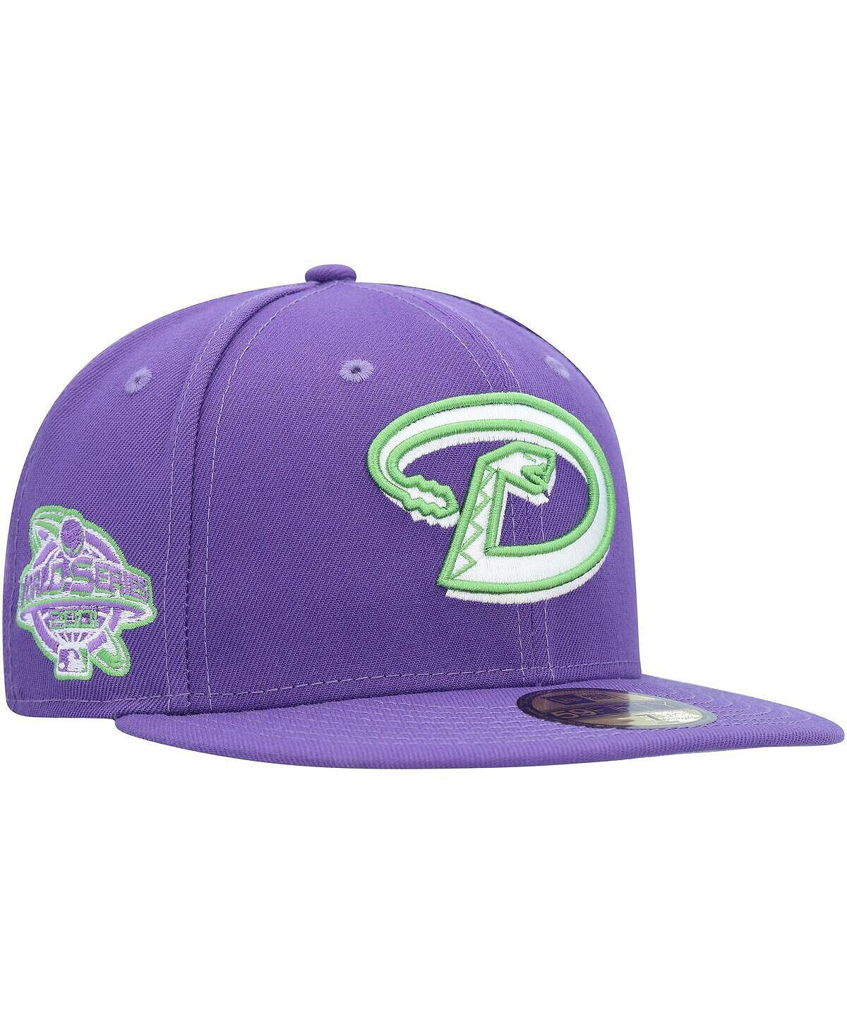 

Мужская фиолетовая приталенная шляпа Arizona Diamondbacks Lime 59FIFTY New Era